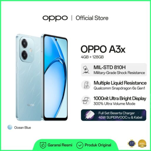 cover oppo a3x ocean blue libracell