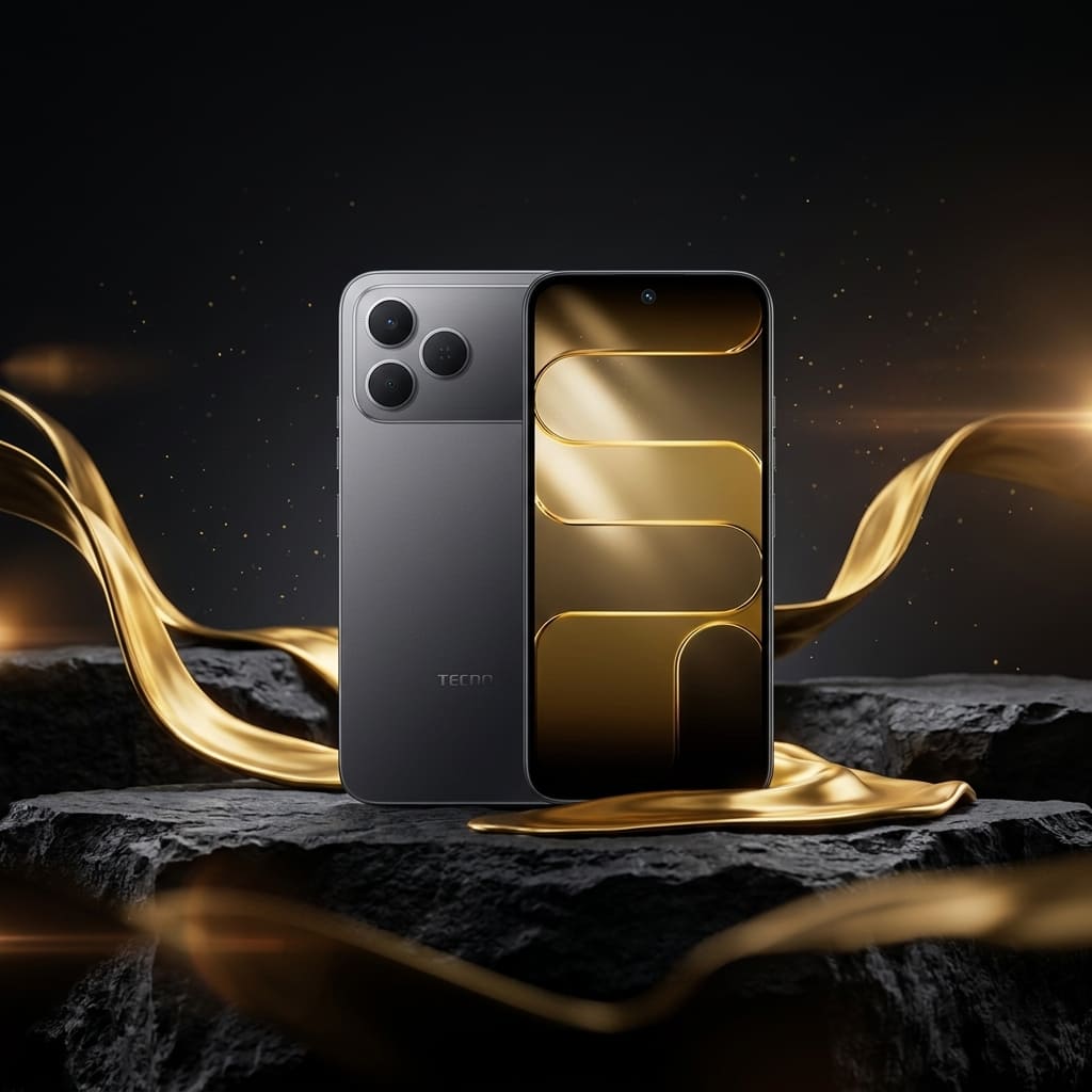 tecno spark 50 black terbaru libracell cirebon