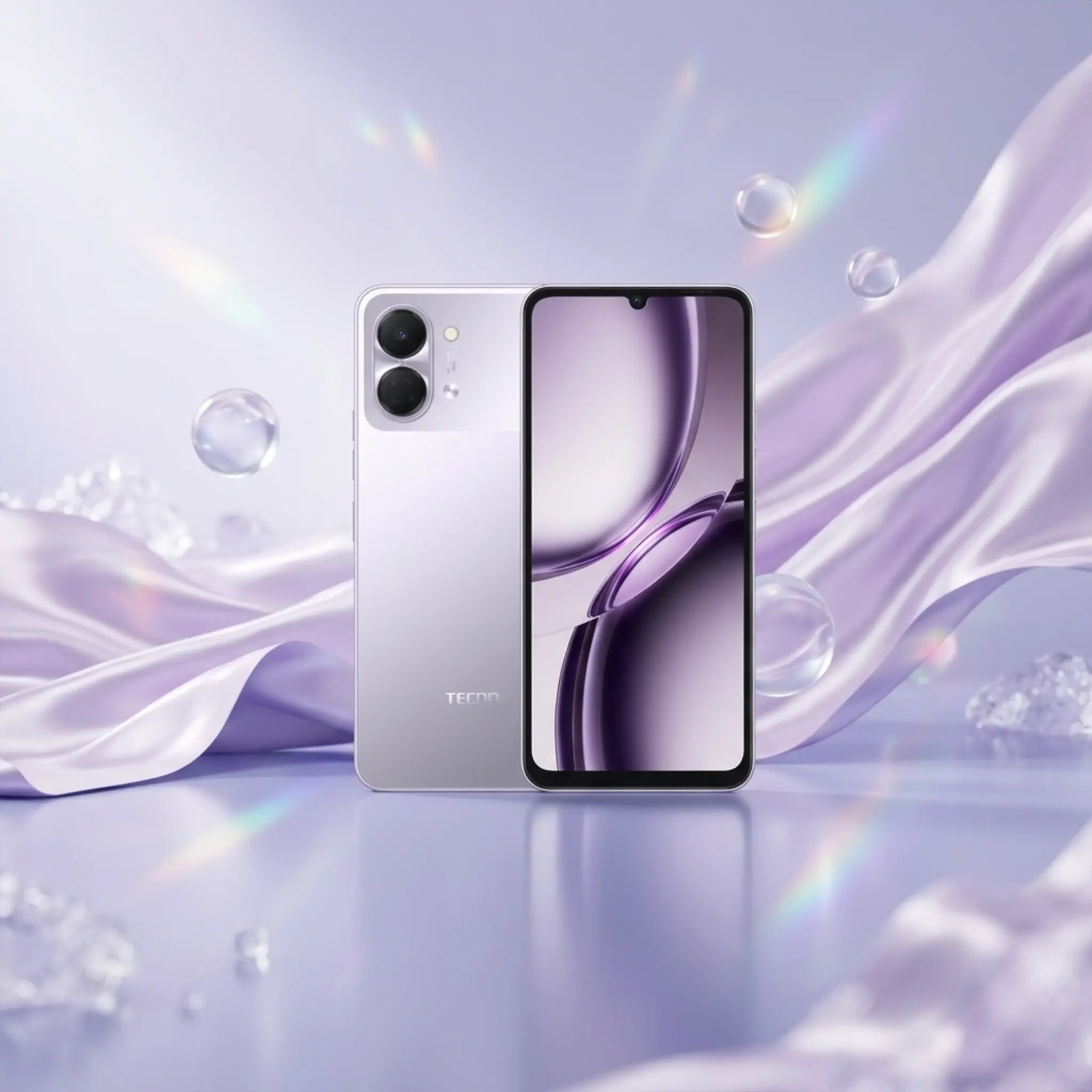 spesifikasi tecno spark go 3 ungu libracell cirebon