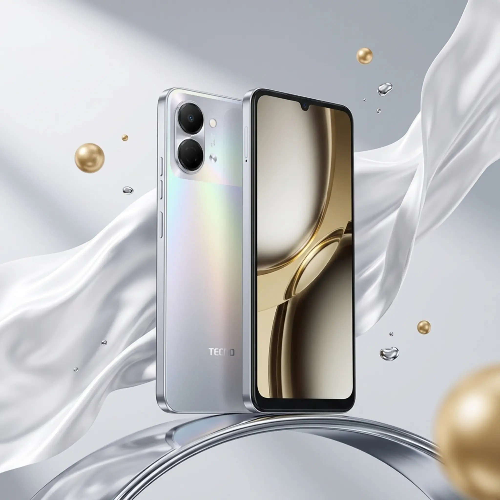 tecno spark go 3 titanium grey libracell cirebon